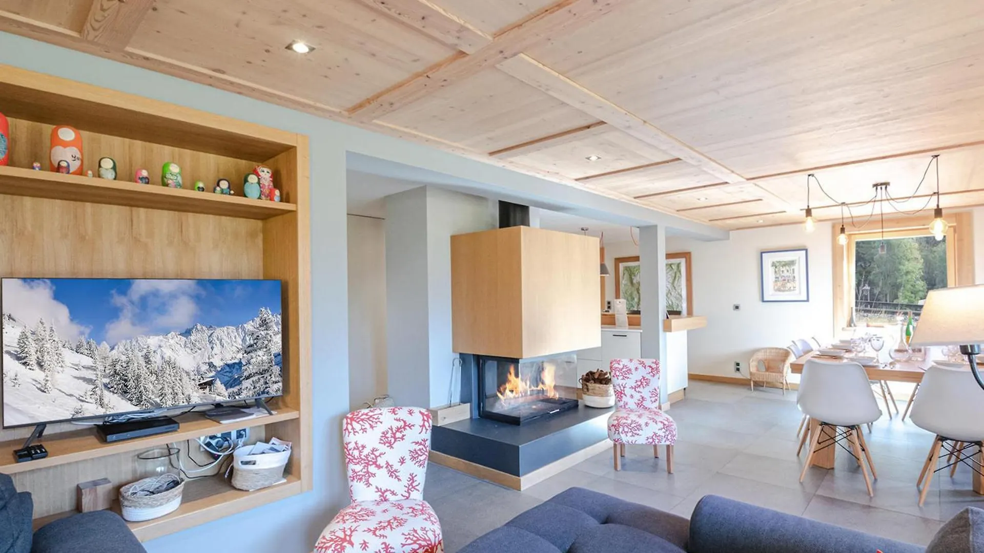 Superbe Chalet Avec Grand Jardin, 5 Chambres, Parking Et Wifi - Fr-1-343-177 霞慕尼