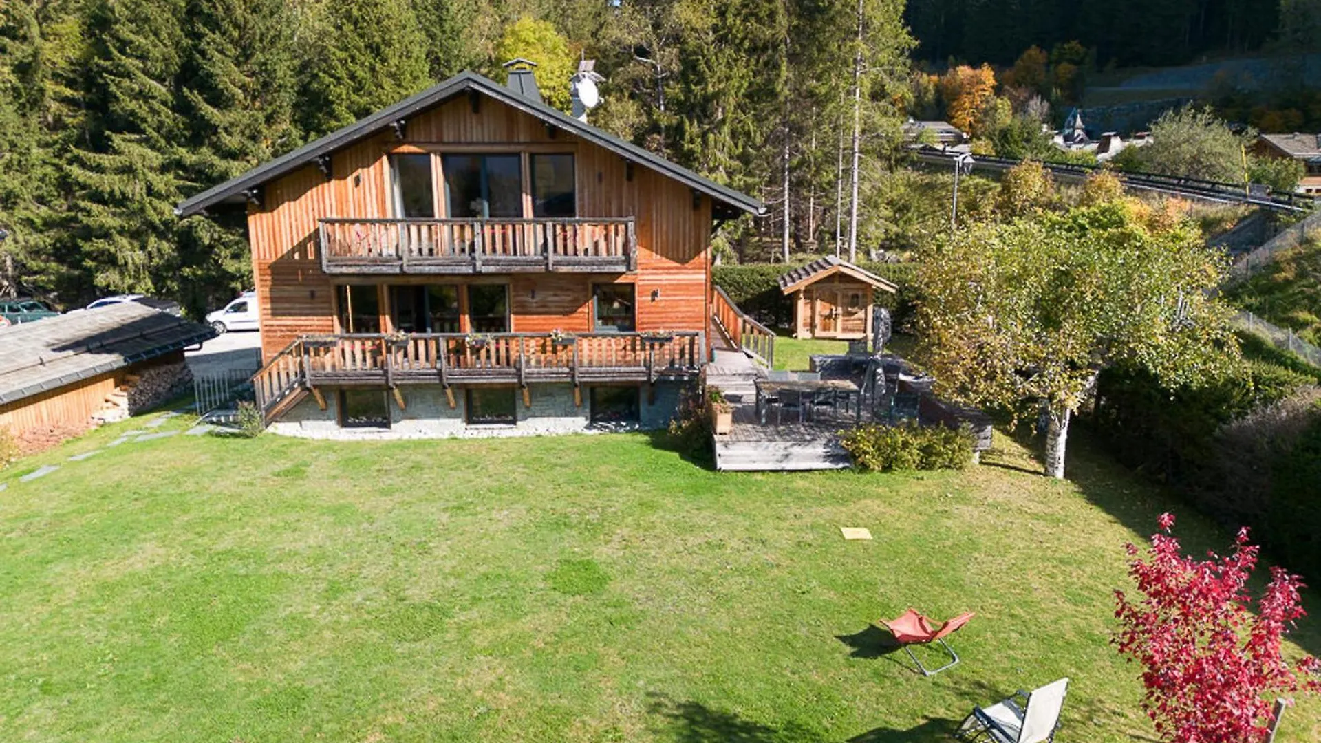 Superbe Chalet Avec Grand Jardin, 5 Chambres, Parking Et Wifi - Fr-1-343-177 霞慕尼
