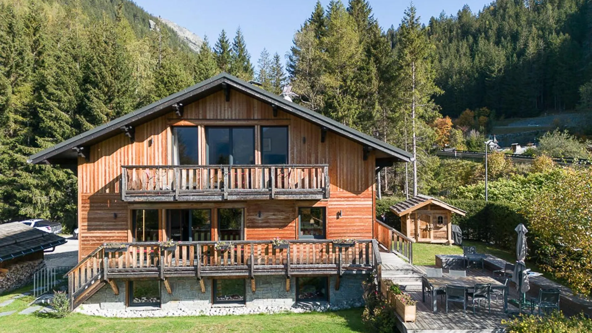 שאמוני Superbe Chalet Avec Grand Jardin, 5 Chambres, Parking Et Wifi - Fr-1-343-177
